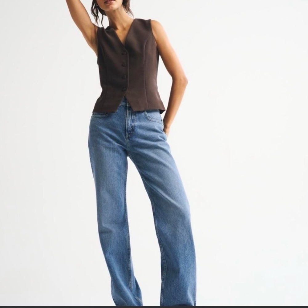 Abercrombie & Fitch High Rise Blue Jeans